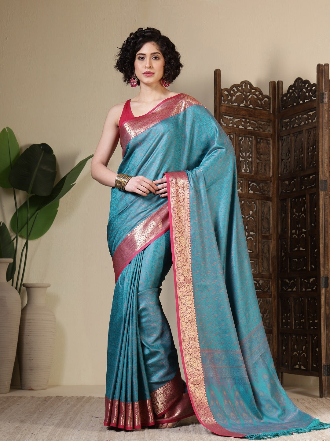 Woven Design Art Silk Saree