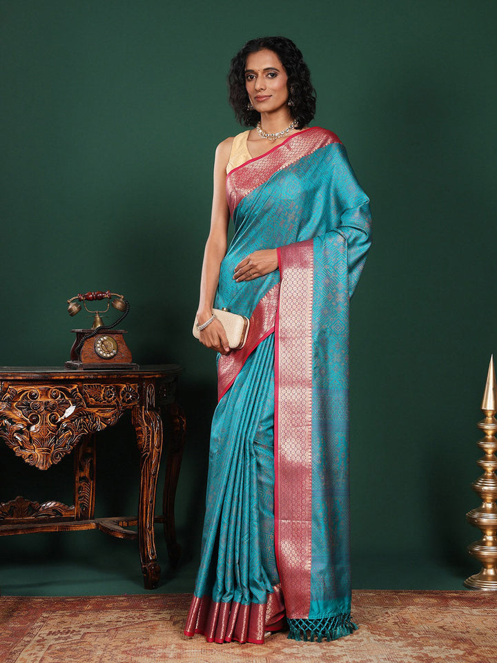 Woven Design Art Silk Saree