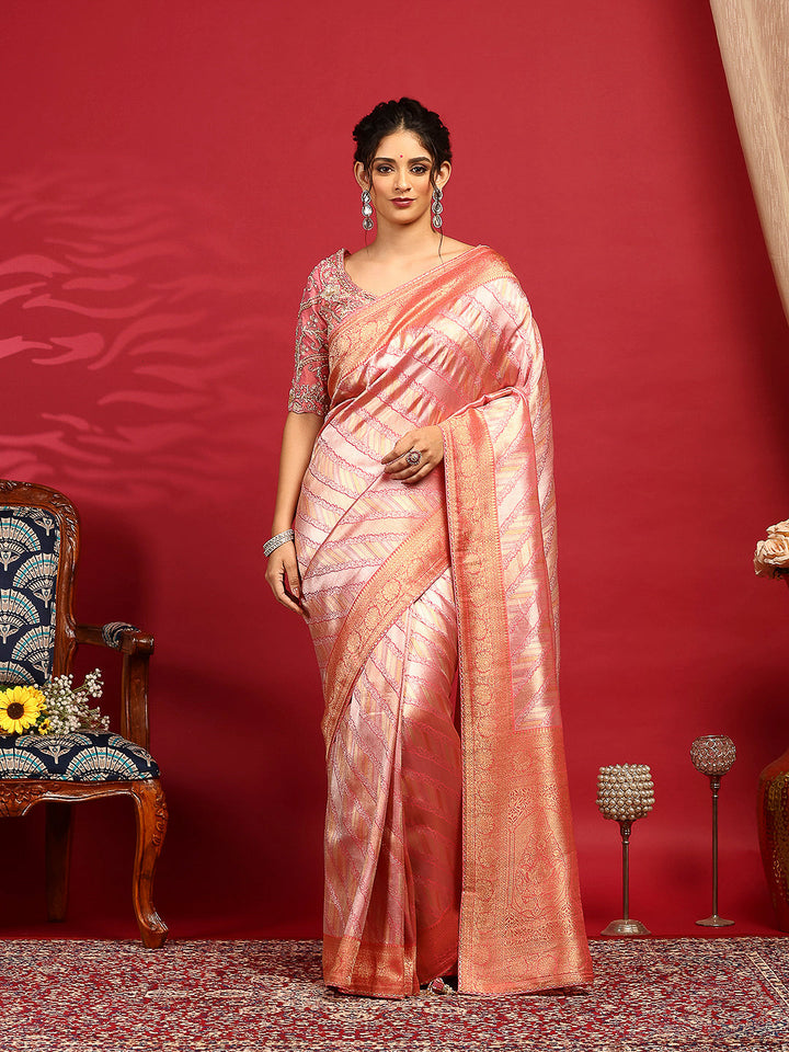 Embroidered Banarasi Saree