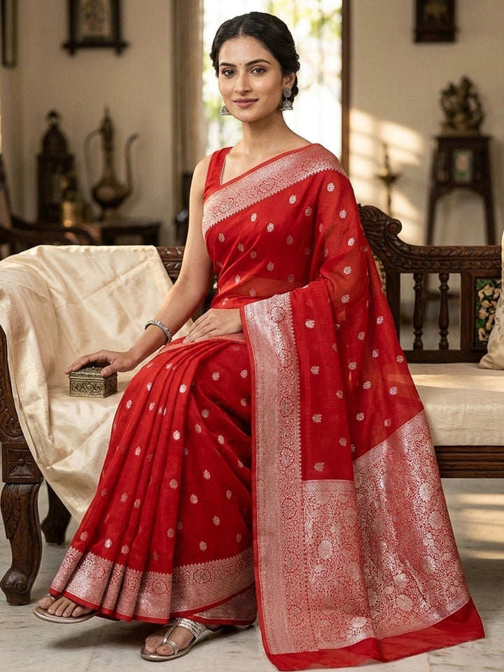 Zari Woven Art Silk Saree