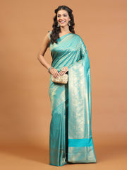 Zari Jaal Brocade Handloom Woven Saree