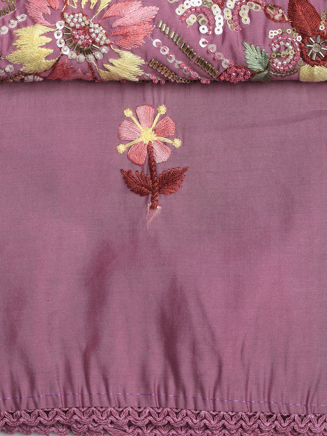 Neck Embroidery Cotton Unstitched Suit With Dupatta