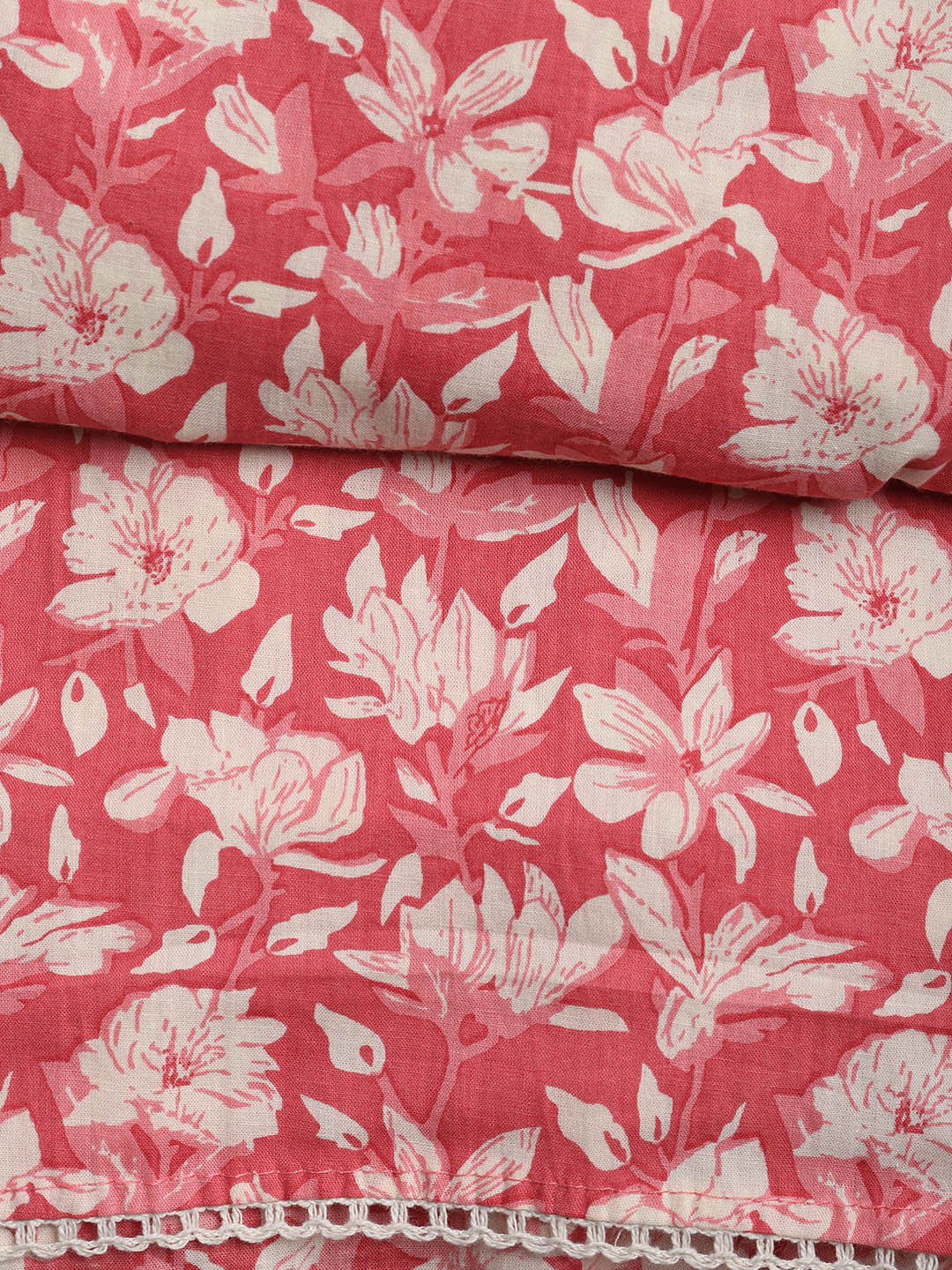 Printed Cotton Blend Unstitched Suit With Dupatta