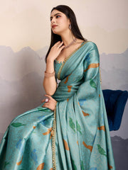 Zari Jaal Woven Art Silk Saree