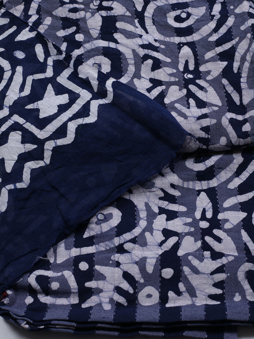 Printed Cotton Blend Unstitched Suit With Dupatta