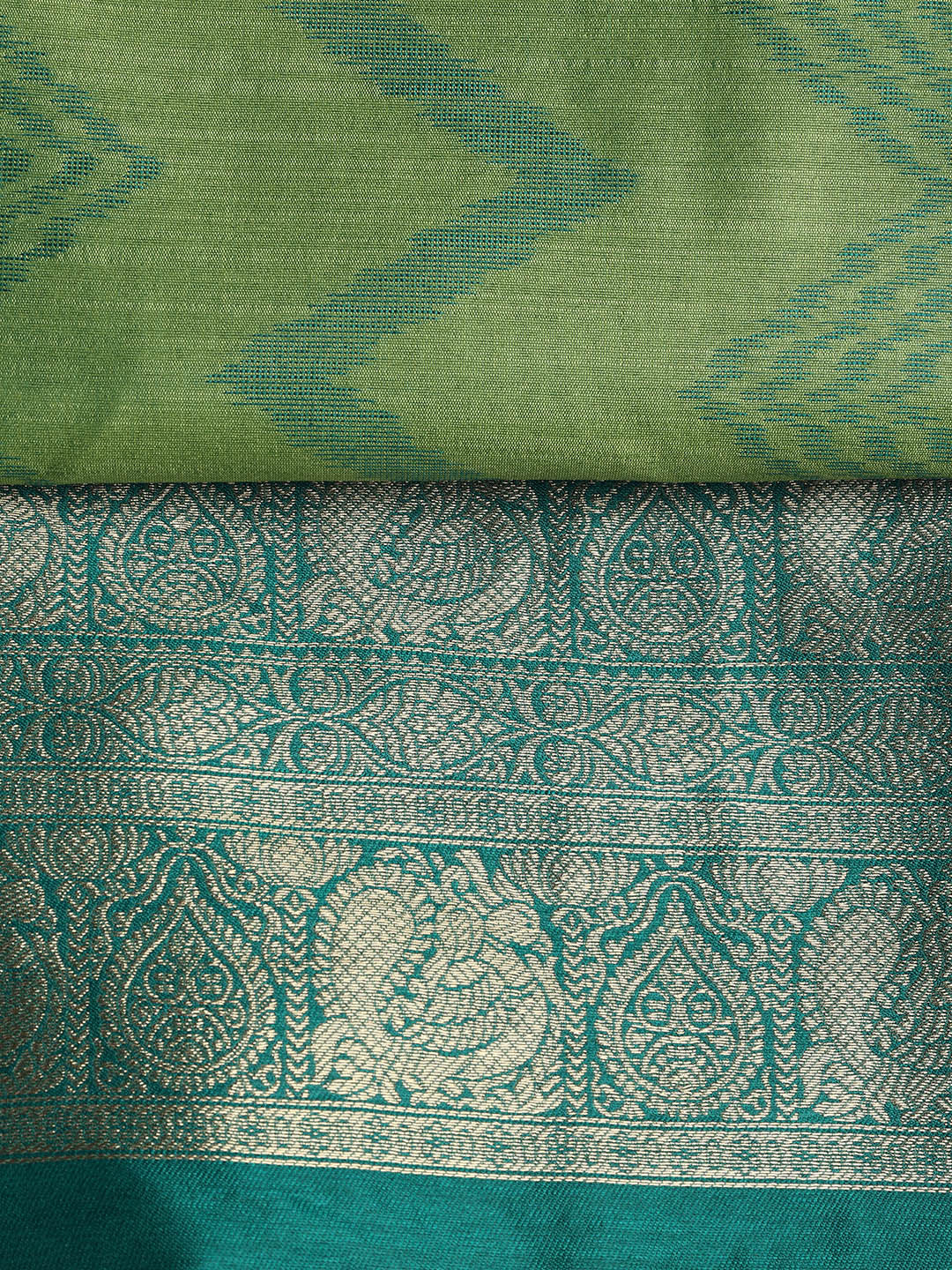 Woven Chanderi Unstitched Suit With Dupatta