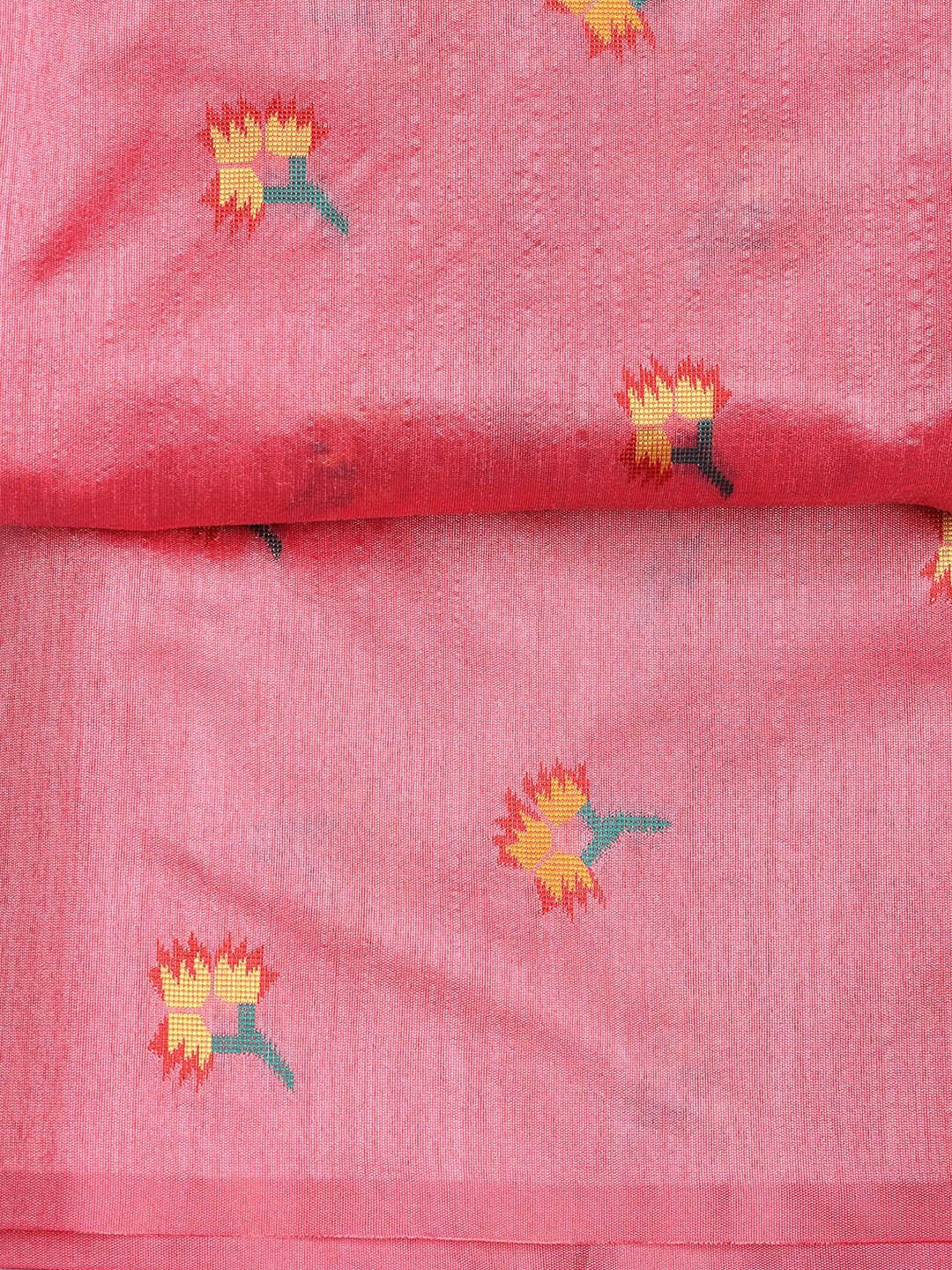 Woven Chanderi Unstitched Suit Piece With Dupatta