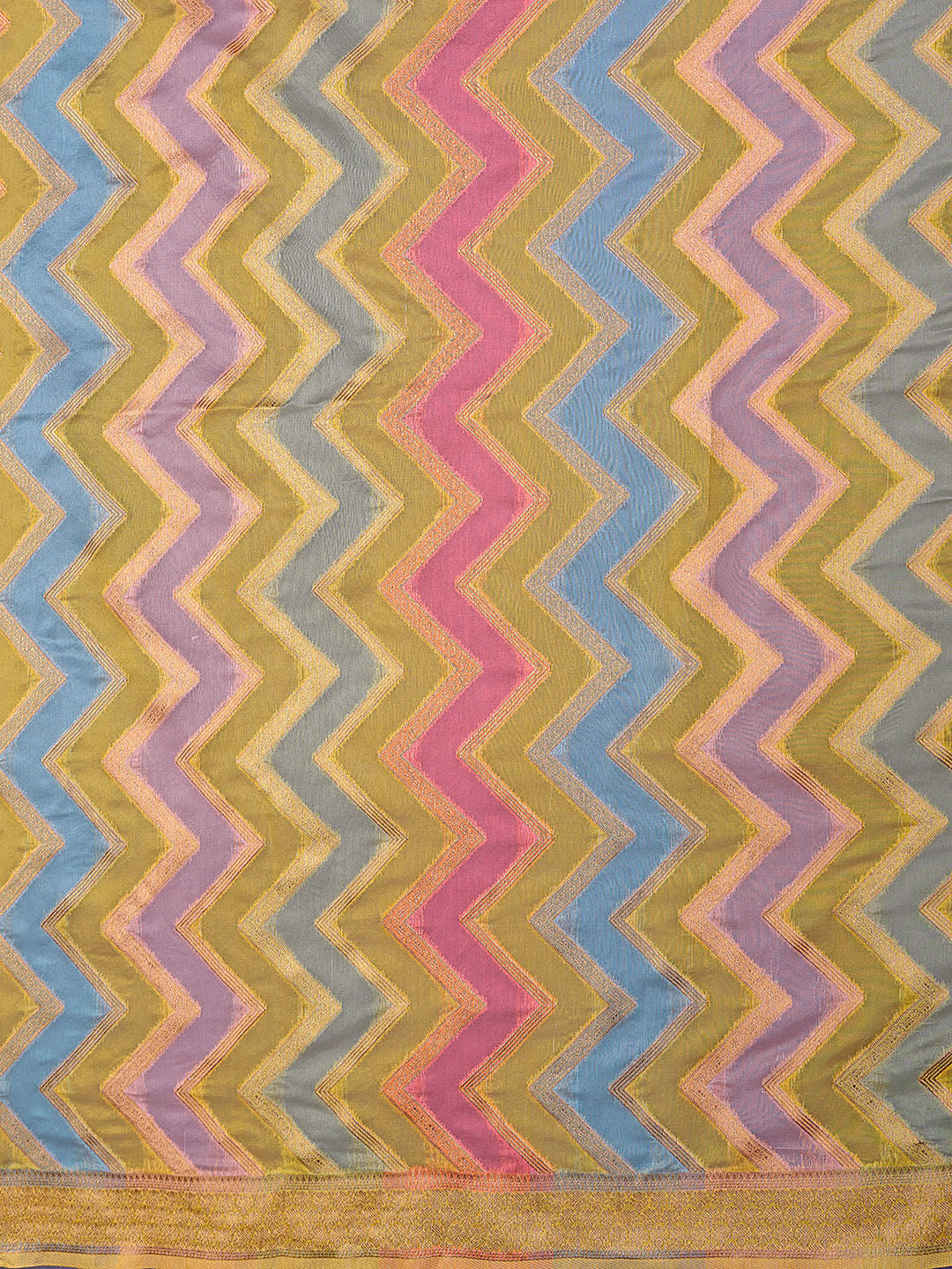 Zari Jaal Cotton Woven Saree