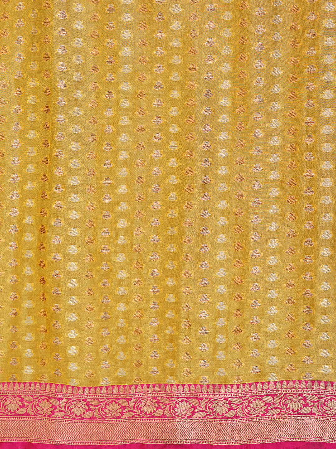Zari Jaal Cotton Woven Saree