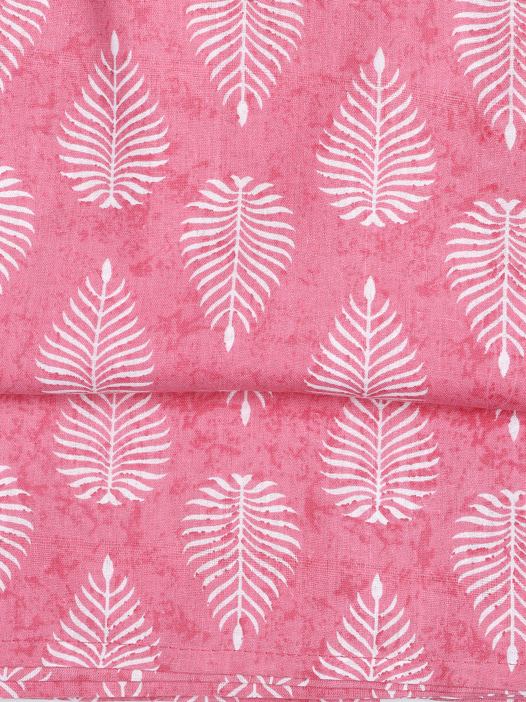 Printed Cotton Blend Unstitched Suit With Dupatta
