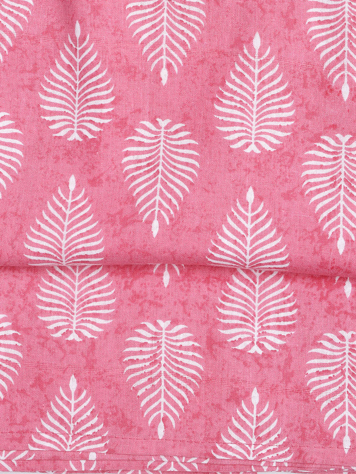 Printed Cotton Blend Unstitched Suit With Dupatta