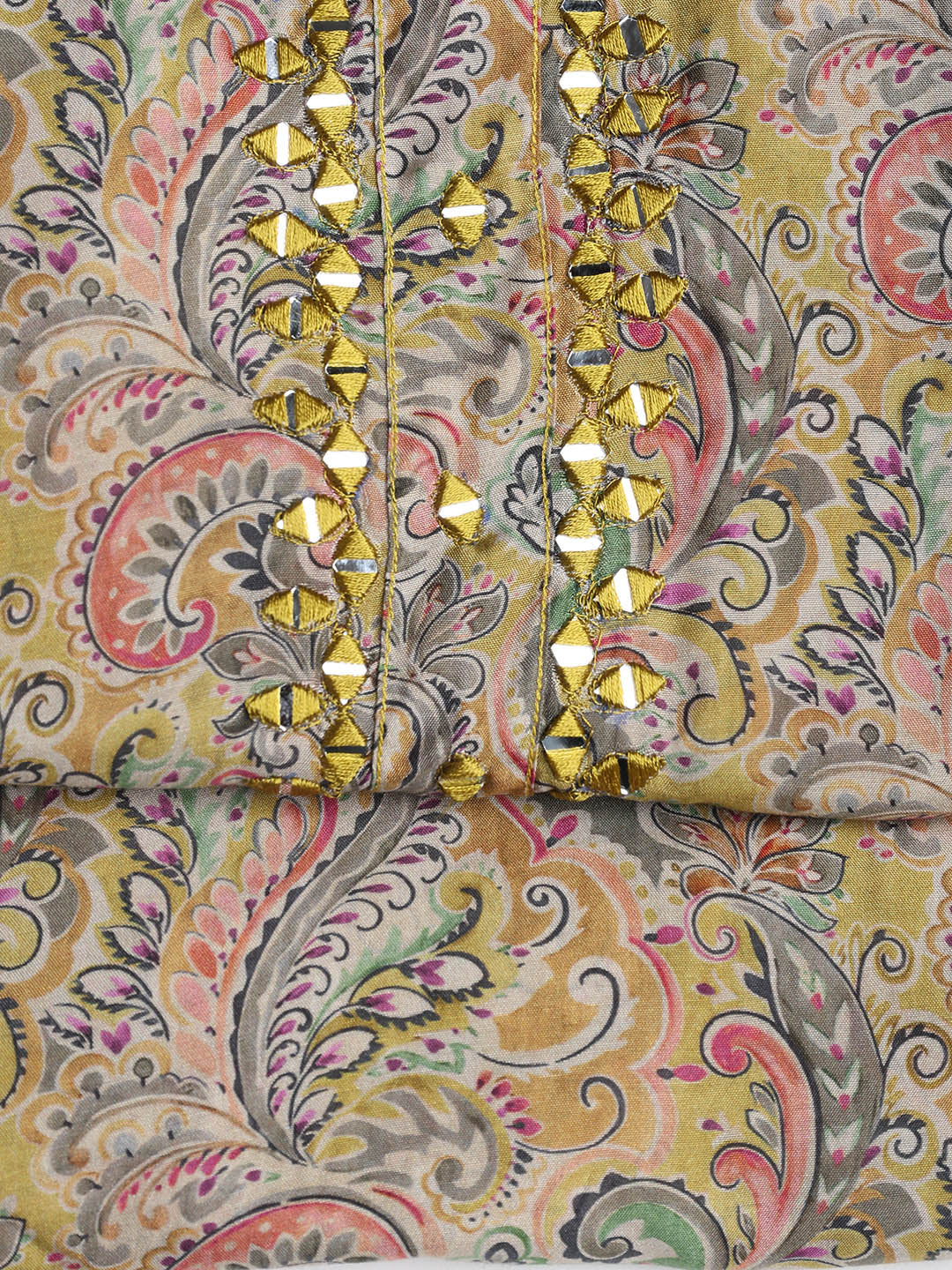 Printed Muslin Unstitched Suit Piece With Dupatta