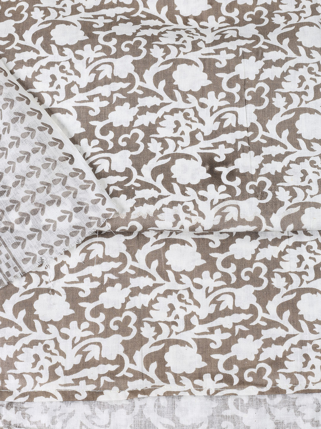 Printed Cotton Blend Unstitched Suit With Dupatta