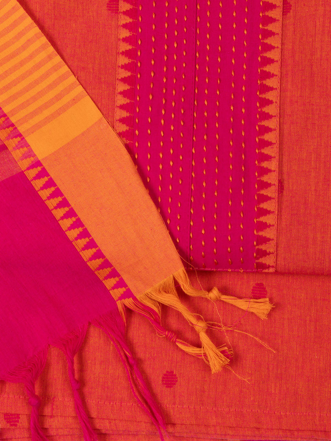 Plain Cotton Blend Unstitched Suit Piece With Dupatta