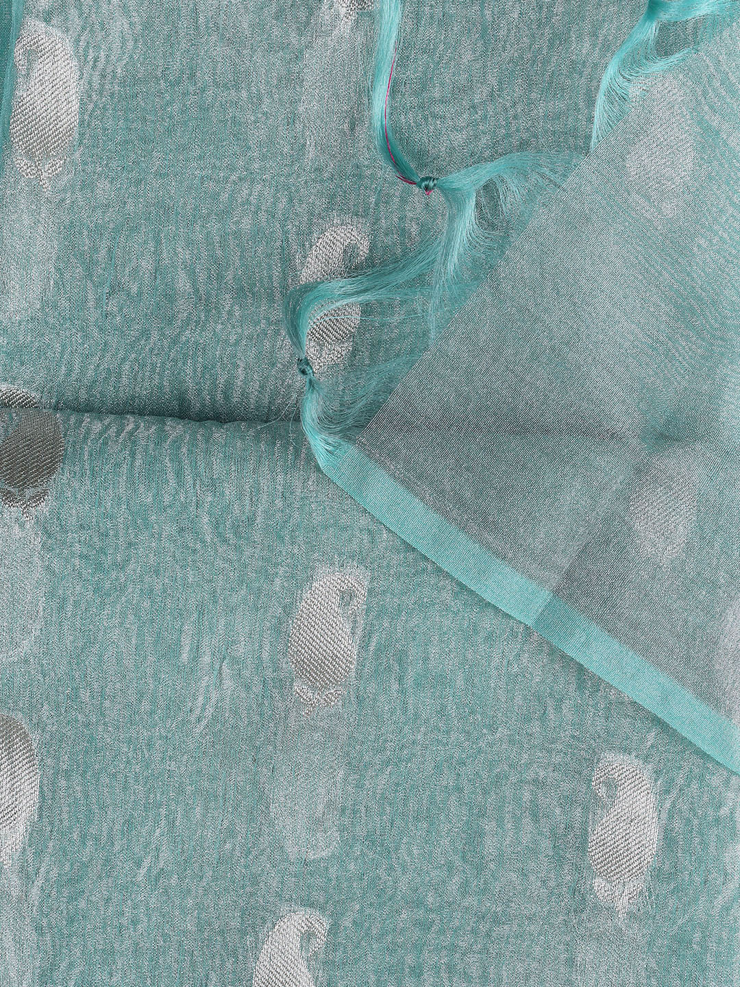 Woven Tissue Unstitched Suit With Dupatta