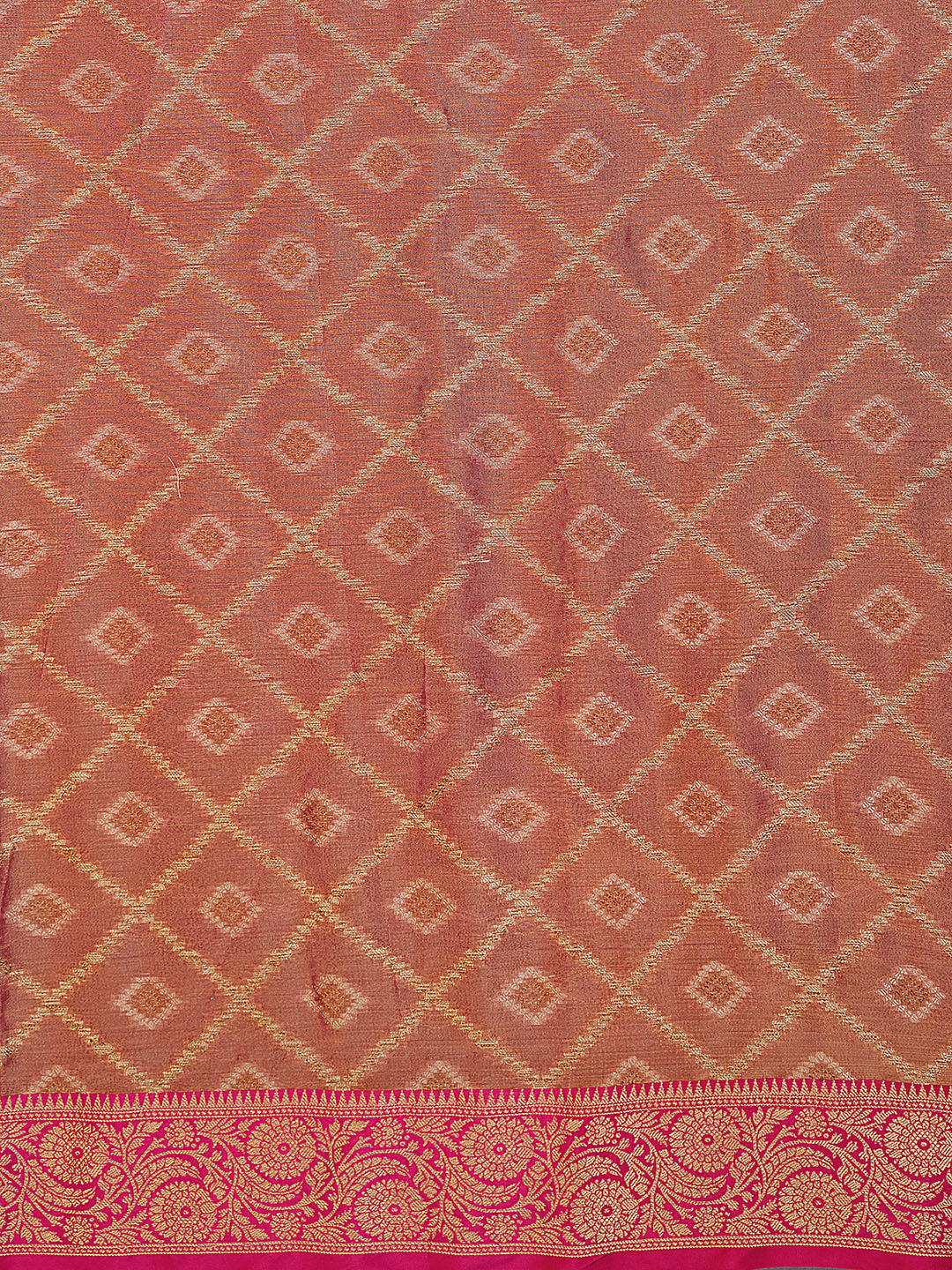 Zari Jaal Cotton Woven Saree