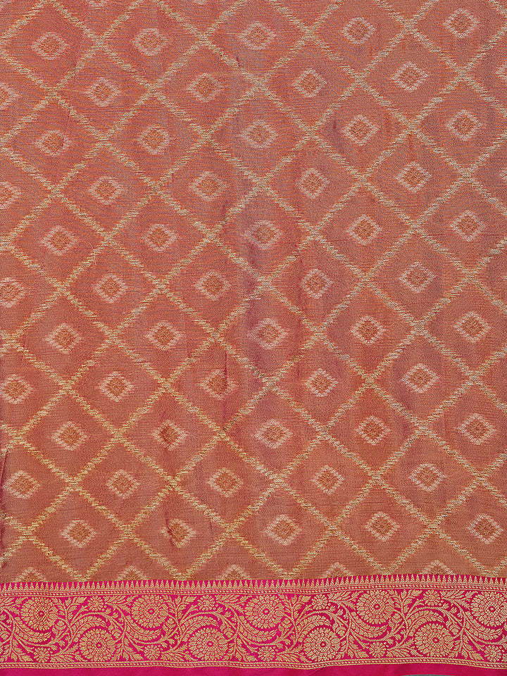Zari Jaal Cotton Woven Saree