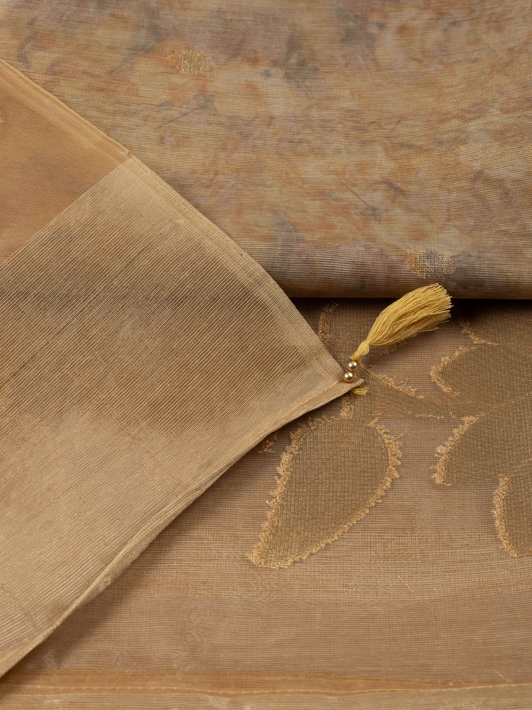 Embroidered Tissue Unstitched Suit With Dupatta