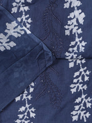 Printed Cotton Blend Unstitched Suit With Dupatta