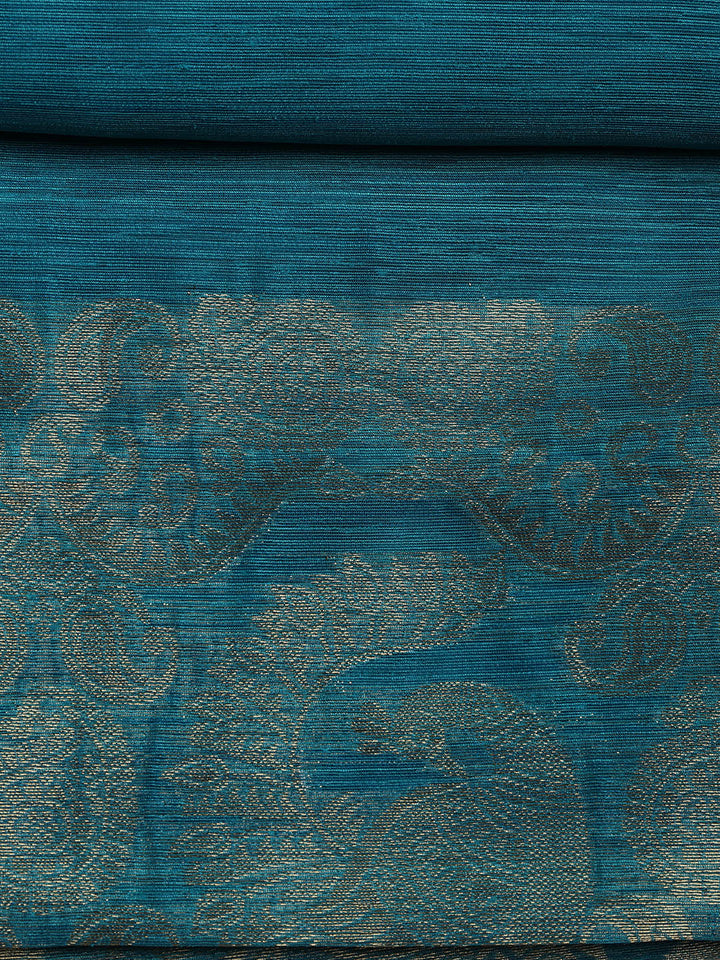Woven Chanderi Unstitched Suit Piece With Dupatta
