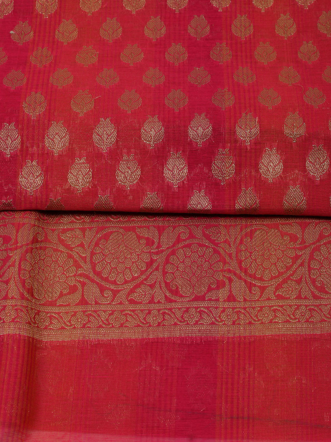 Rani Woven Design Chanderi Unstitched Dress Material