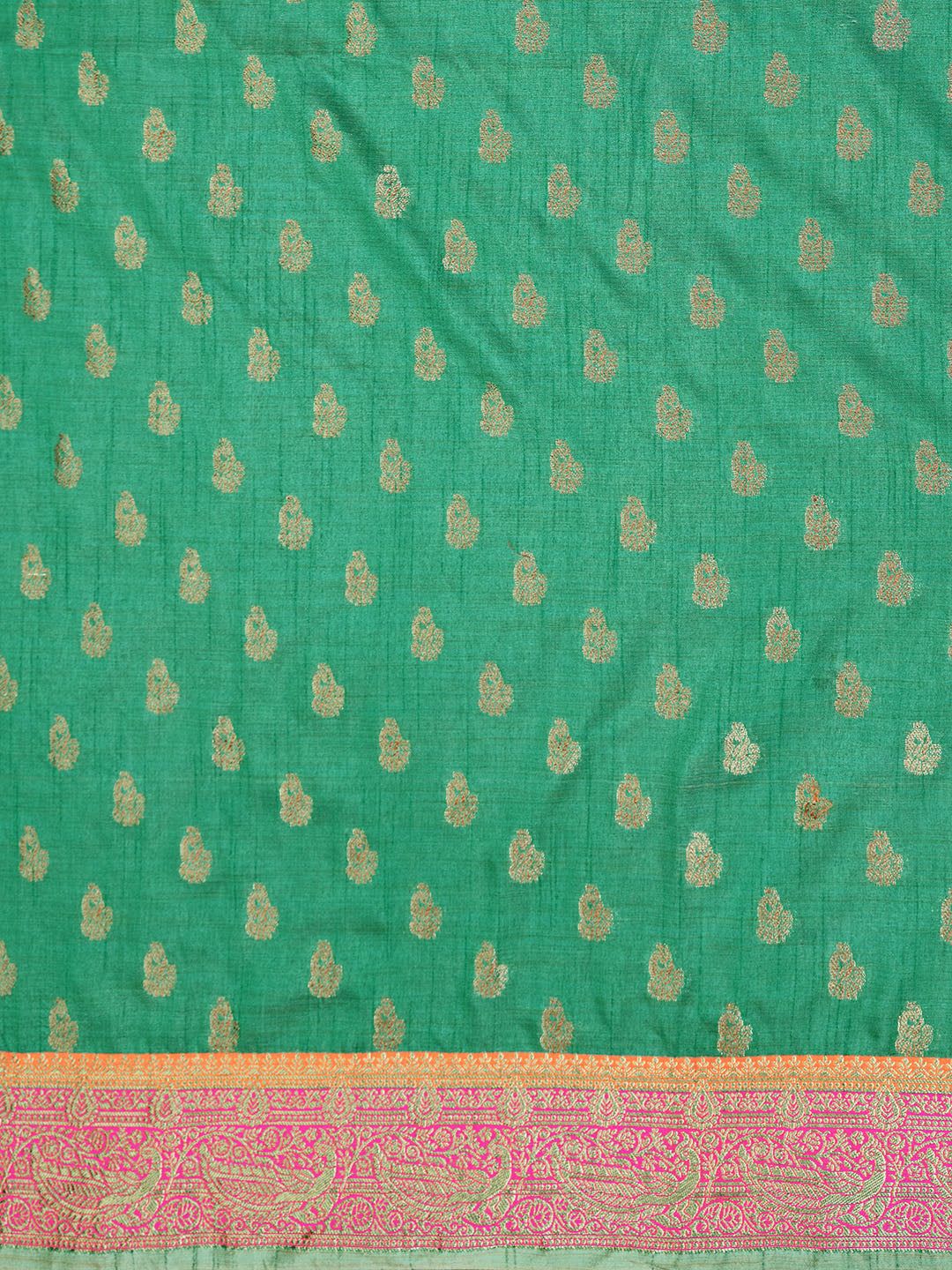 Zari Jaal Cotton Woven Saree