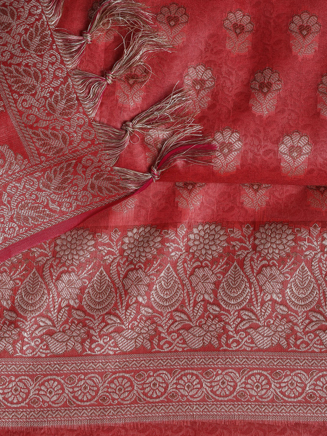 Banarasi Chanderi Unstitched Suit With Dupatta