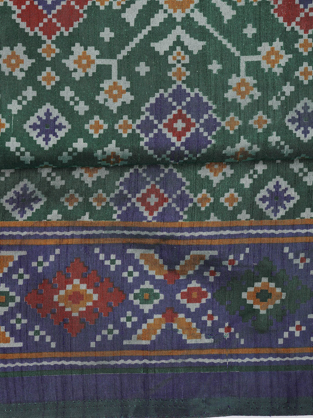 Art Silk Unstitched Suit Piece With Dupatta