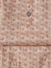 Printed Linen Unstitched Suit With Dupatta