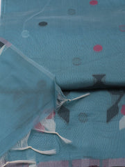 Jamdani Chanderi Unstitched Suit Piece With Dupatta