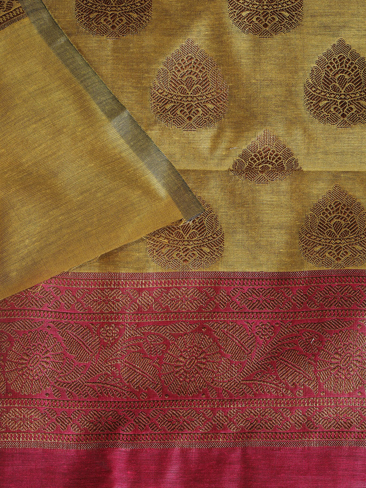 Banarasi Chanderi Unstitched Suit With Dupatta