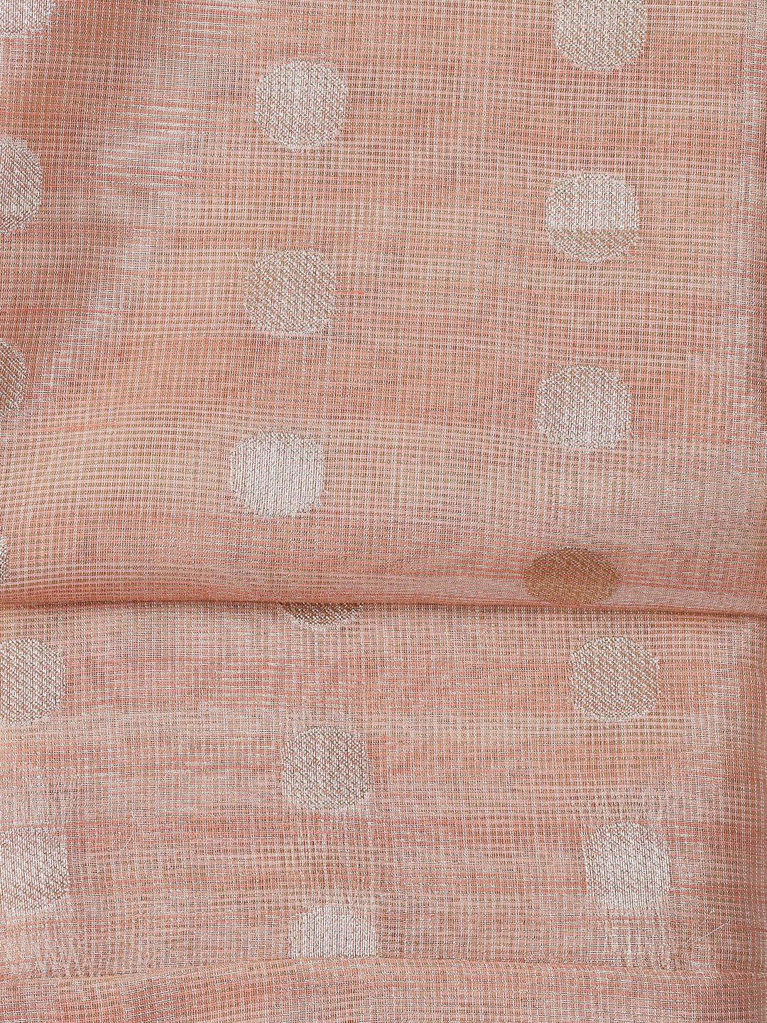 Woven Tissue Unstitched Suit With Dupatta