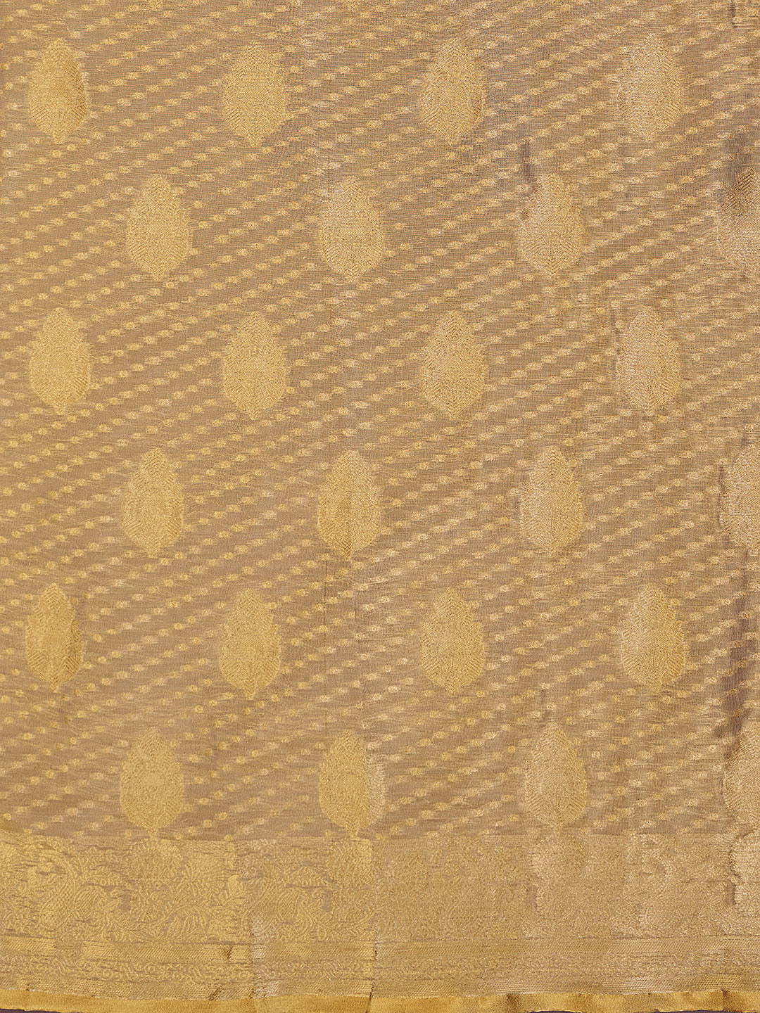 Zari Jaal Cotton Woven Saree