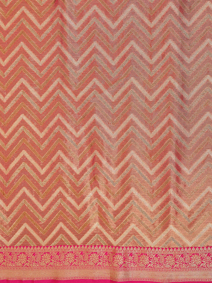 Zari Jaal Cotton Woven Saree