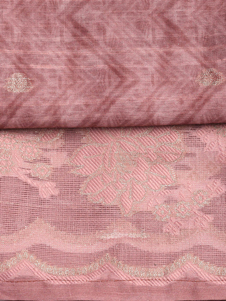 Printed Linen Unstitched Suit Piece With Dupatta