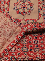 Printed Cotton Blend Unstitched Suit With Dupatta