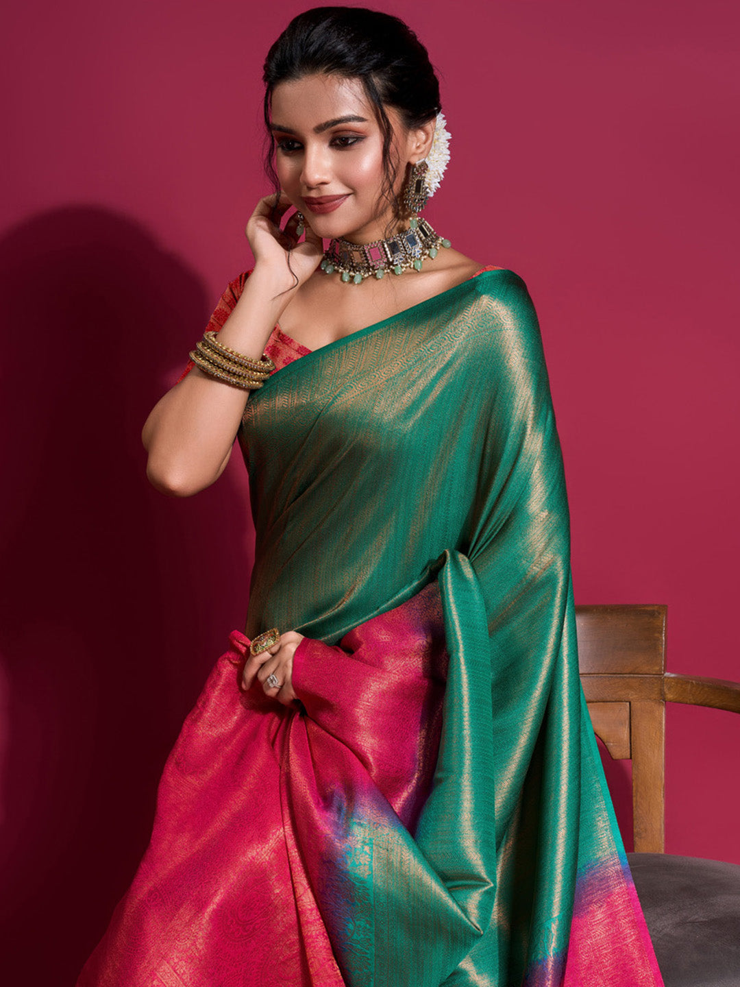 Woven Design Art Silk Saree