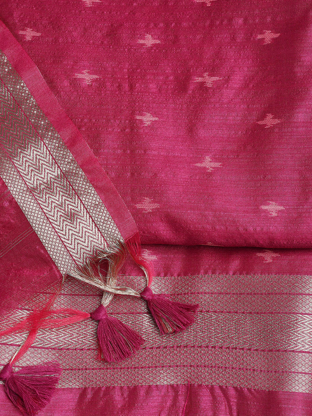Woven Chanderi Unstitched Suit Piece With Dupatta