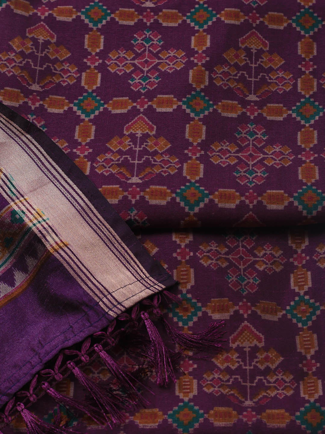 Art Silk Unstitched Suit Piece With Dupatta