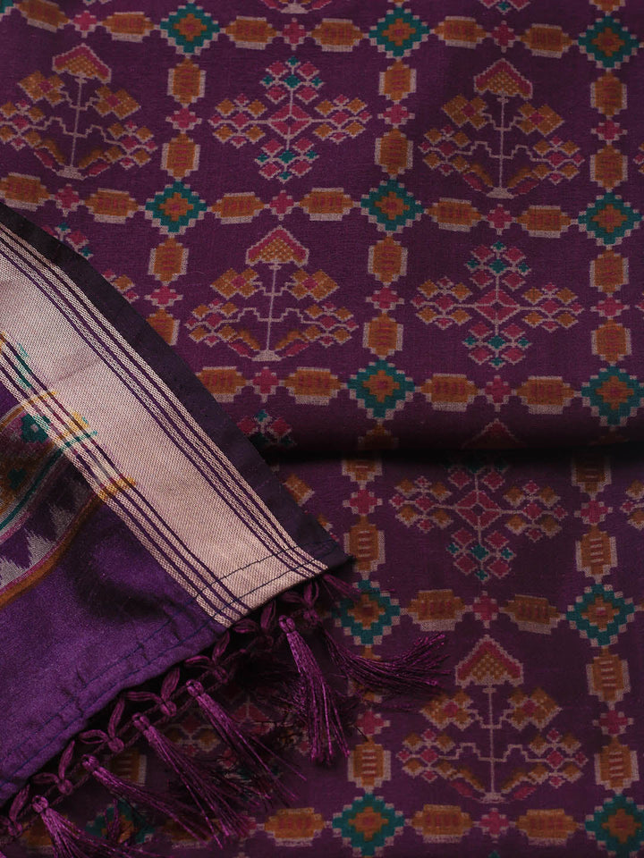 Art Silk Unstitched Suit Piece With Dupatta