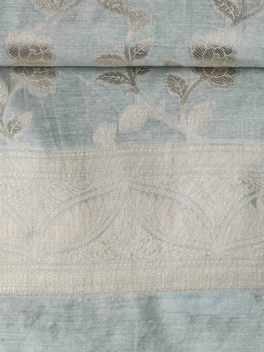 Woven Chanderi Unstitched Suit With Dupatta