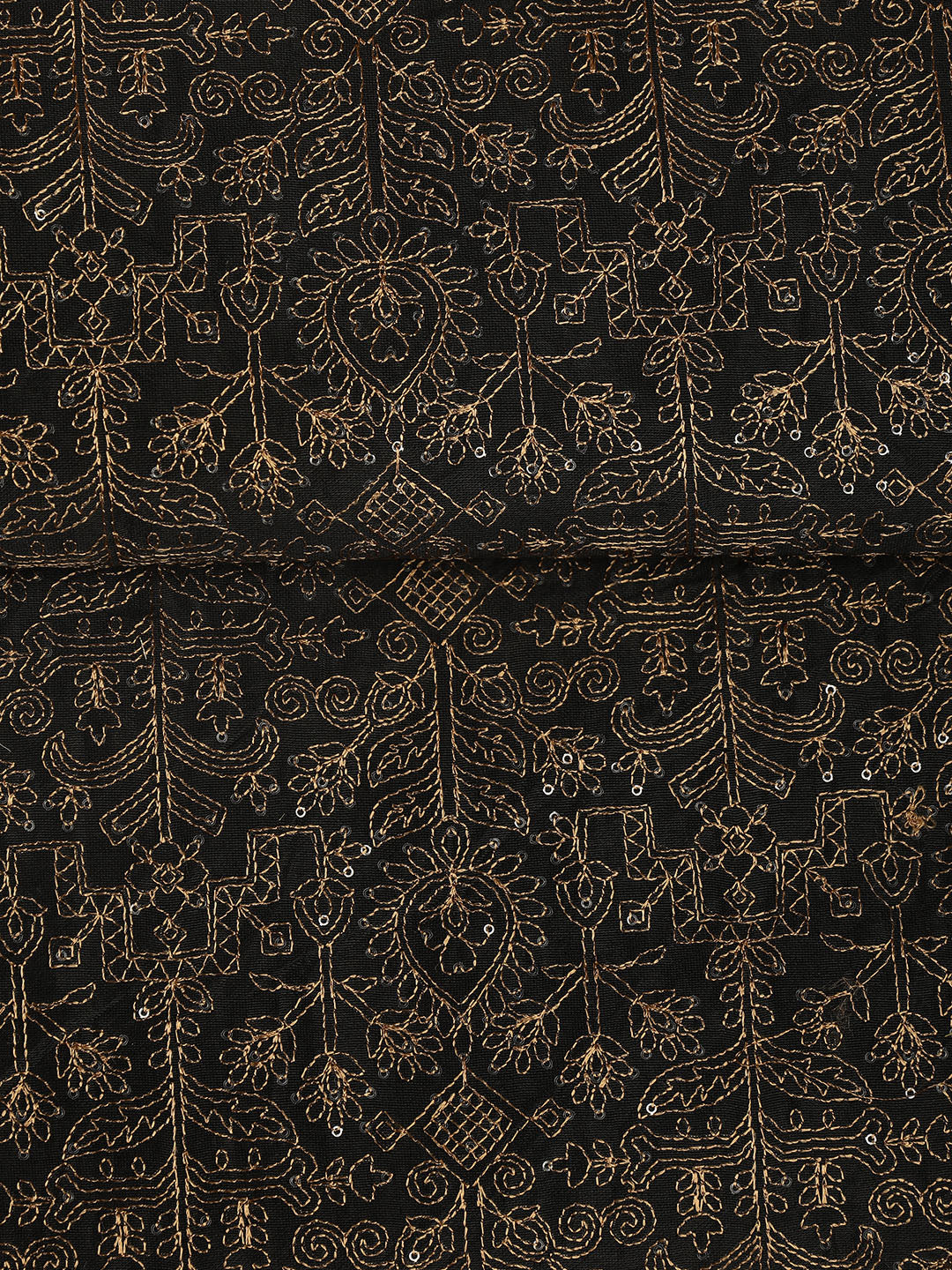 Embroidery Chanderi Unstitched Suit With Dupatta
