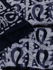 Printed Cotton Blend Unstitched Suit With Dupatta