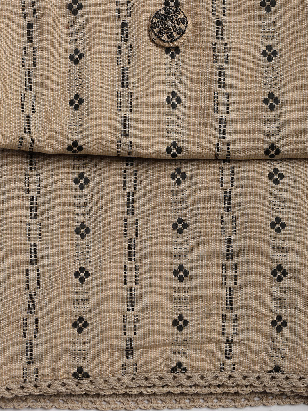 Woven Cotton Blend Unstitched Suit Piece With Dupatta