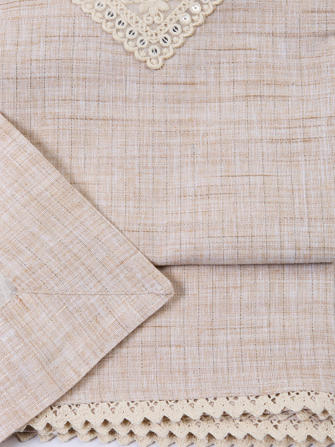 Neck Embroidery Cotton Unstitched Suit With Dupatta