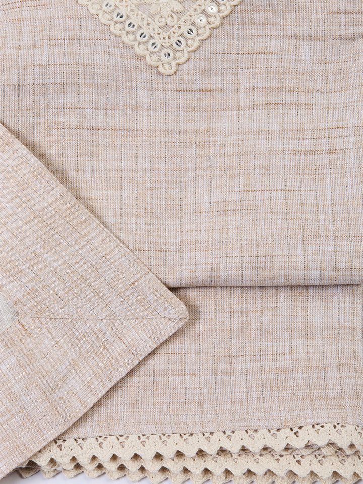 Neck Embroidery Cotton Unstitched Suit With Dupatta