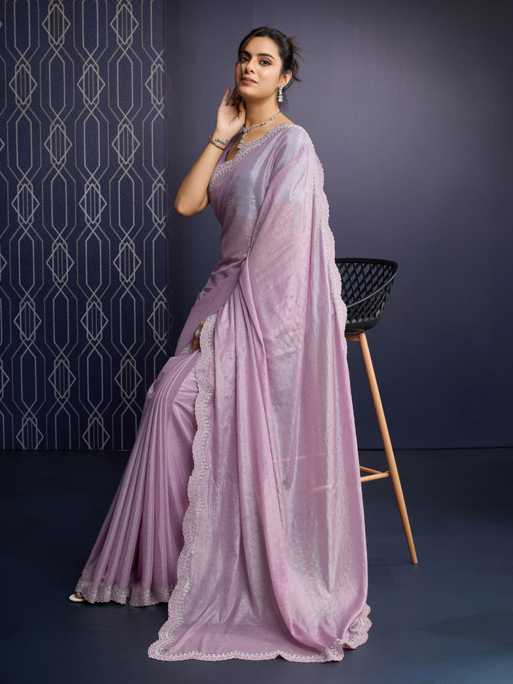Embroidered Georgette Saree