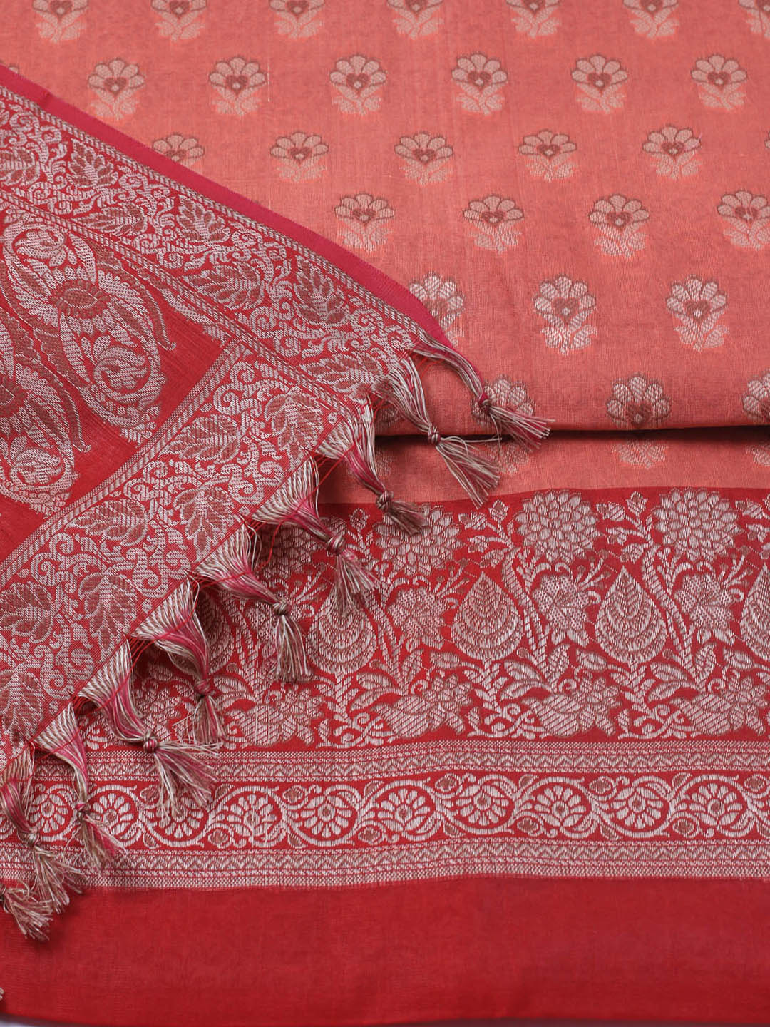 Banarasi Chanderi Unstitched Suit With Dupatta