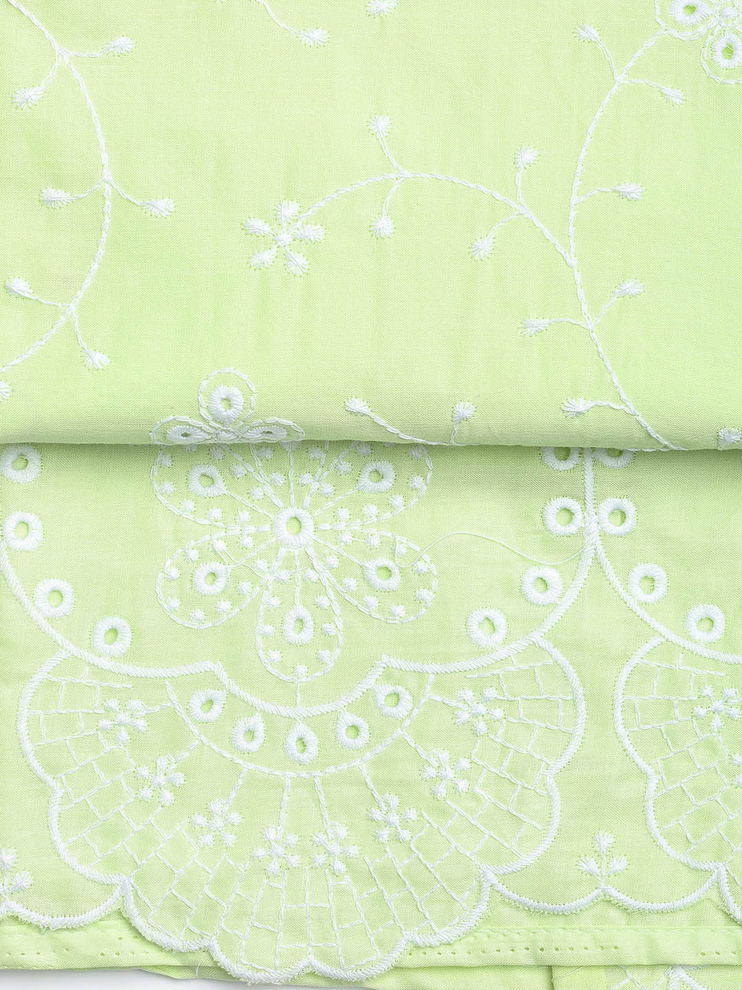 Neck Embroidery Cotton Unstitched Suit With Dupatta