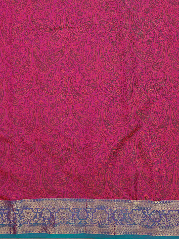 Zari Jaal Cotton Woven Saree